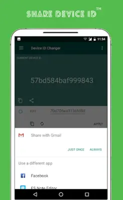 Device ID Changer android App screenshot 1